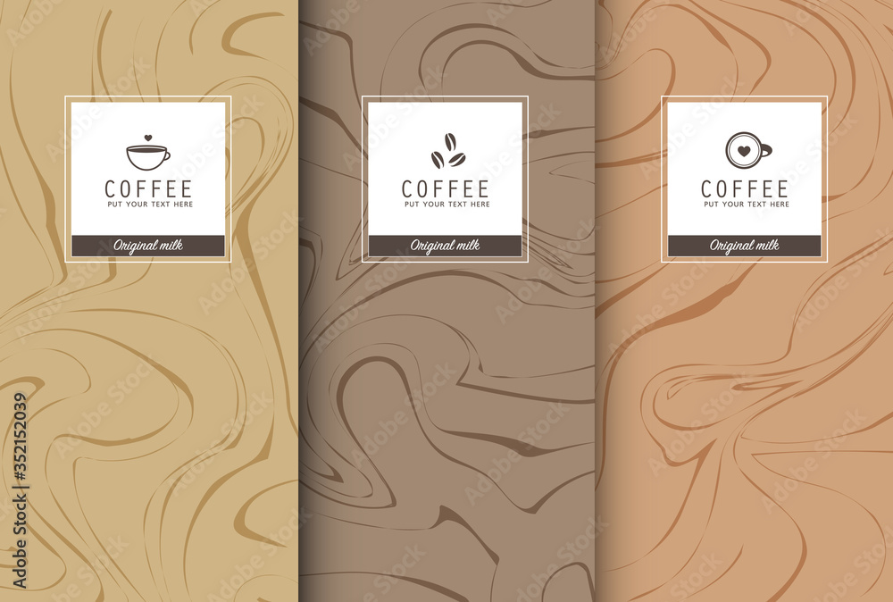 Chocolate bar packaging set. Trendy luxury product branding template with label pattern for packaging. Vector design. Chocolate bar packaging set. Trendy luxury product branding template with label pattern for packaging. Vector design.