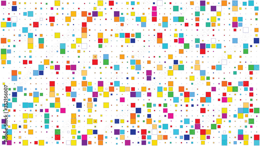 Fototapeta premium pattern with colorful squares