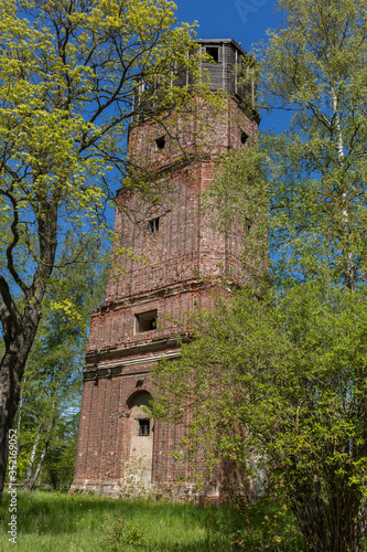 City Bolderaja, Latvia. Soviet army fortress by the sea.23.05.2020 photo