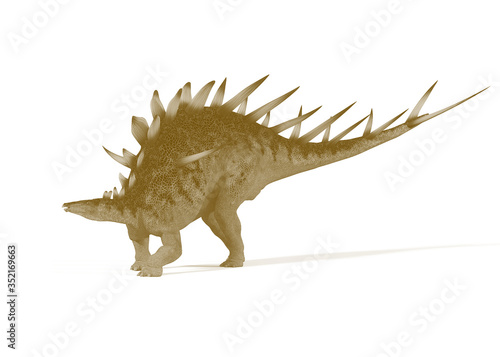 Wallpaper Mural Dinosaur Kentosaurus isolated on white background Torontodigital.ca