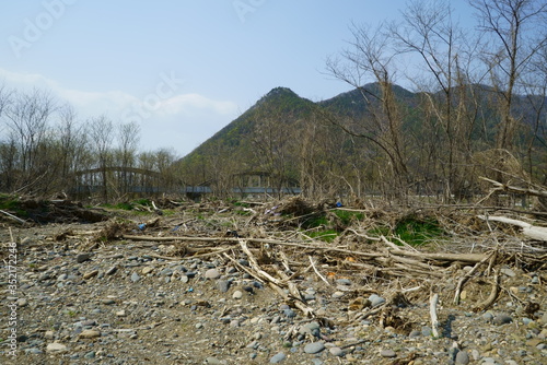 Flood damage caused by Typhoon No.19 