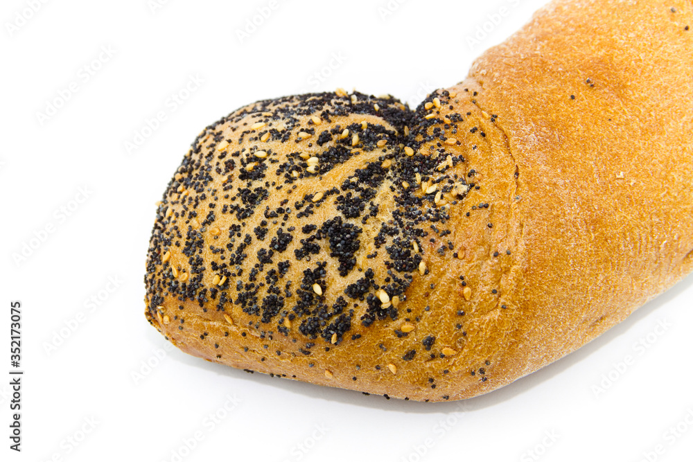 Frisch gebackenes Körnerbaguette Frisch gebackenes Körnerbaguette
