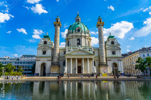 Karlskirche church in Vienna Wien, Austria.