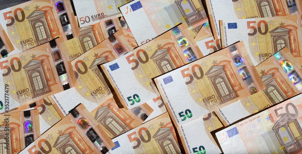 Banconote da 50 Euro - ricchezza