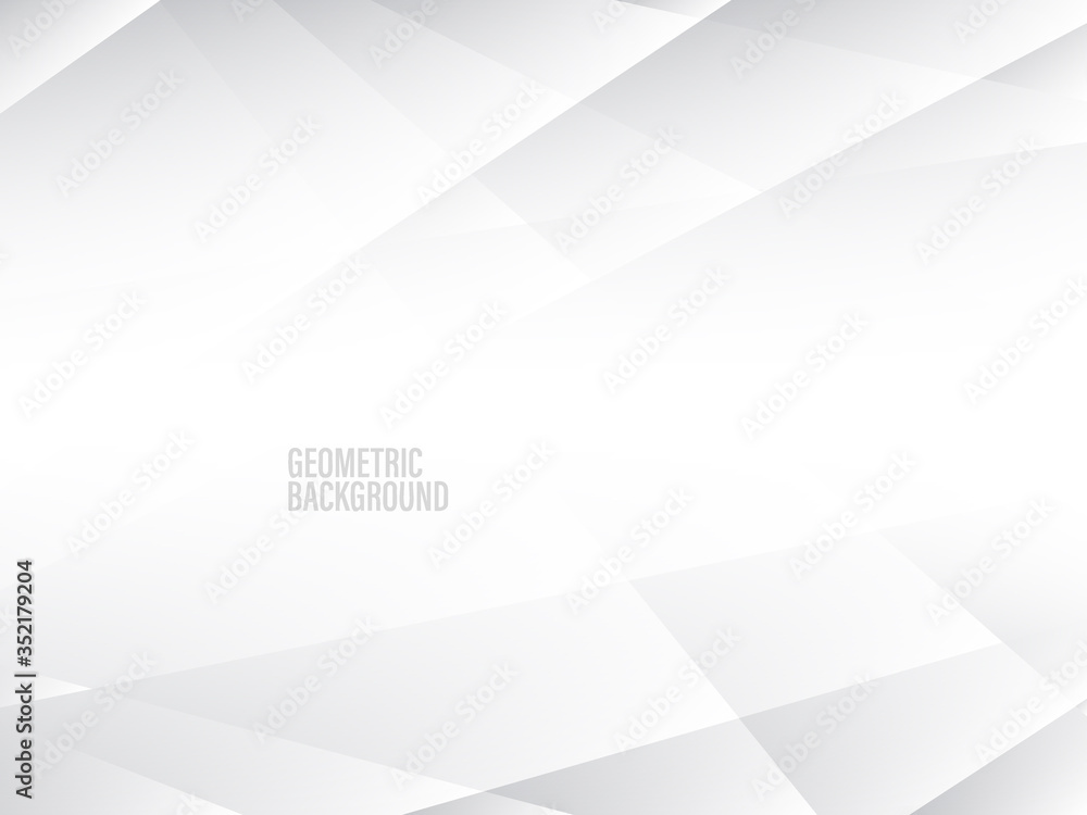 Concept business abstract grey background. Lowpoly vector illustration of vision perspective