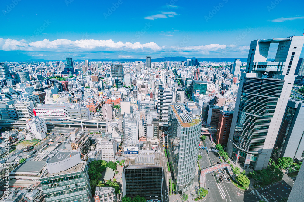 Fototapeta premium 大阪の街並み