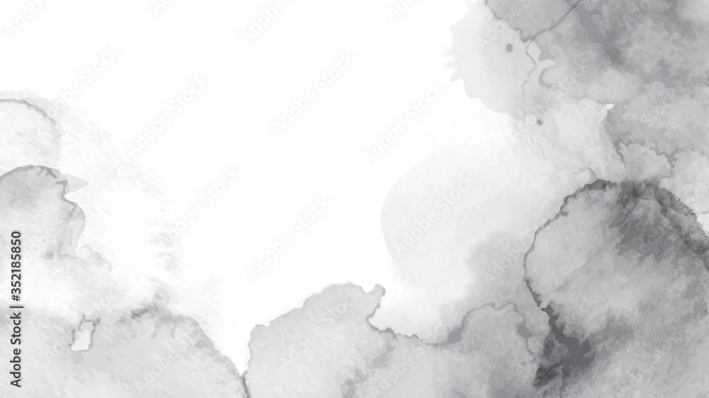 Monotone abstract stain watercolor background Monotone abstract stain watercolor background