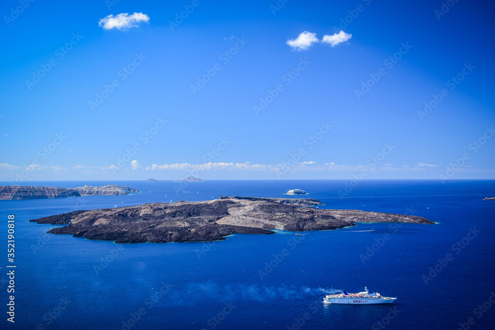 Santorini Island in Greece