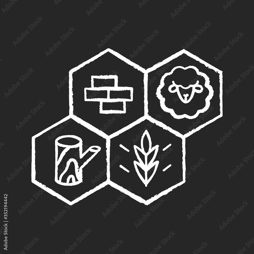 Strategy game chalk white icon on black background. Tactical play, traditional game night party activity. Competitive intellectual recreation. Resources isolated vector chalkboard illustration Strategy game chalk white icon on black background. Tactical play, traditional game night party activity. Competitive intellectual recreation. Resources isolated vector chalkboard illustration