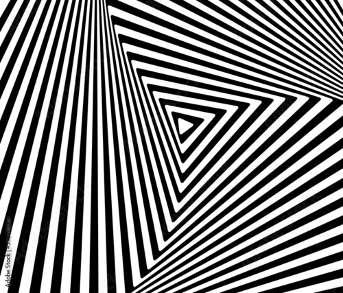 Abstract twisted illusion background patterns. illusion of distorted surface. twister stripes - vector, illustration

