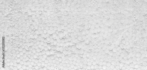 White Styrofoam with visible details. texture or background