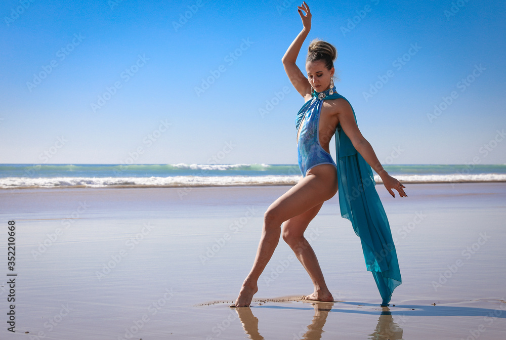 Sexy girl on the ocean. Stock Photo | Adobe Stock
