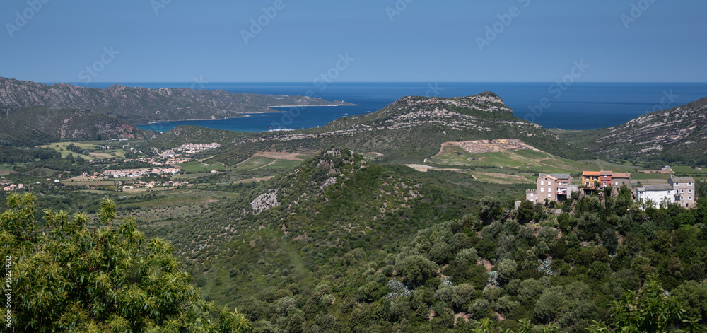 Traveling through the villages and hills of Corsica