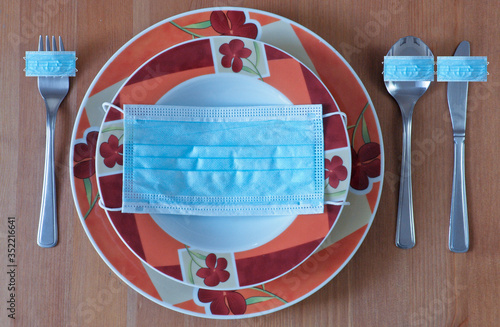 All covered with a protective veil