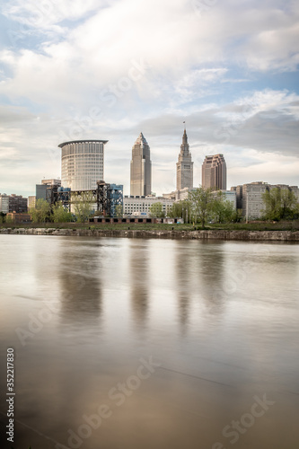 Cleveland Ohio Skyline Cityscape Landscape