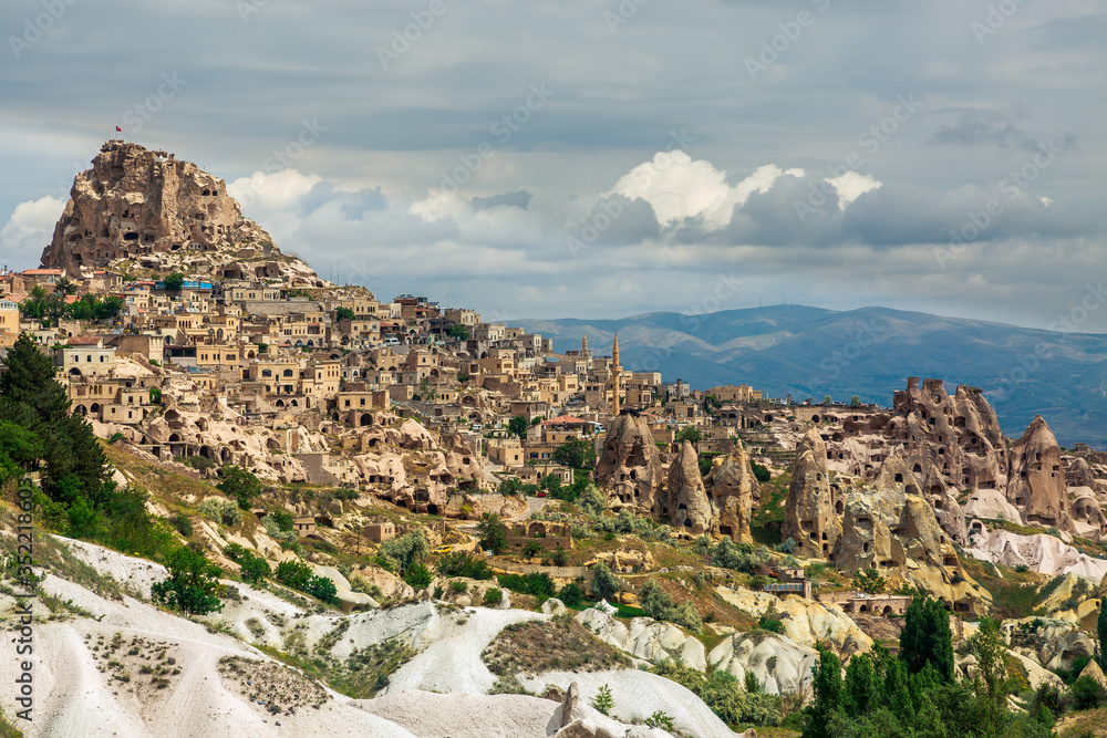 uchisar town in beautiful cappadocia