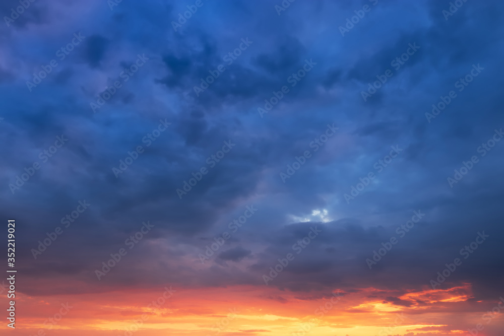 sunset sky background photo / photo during sunset sky