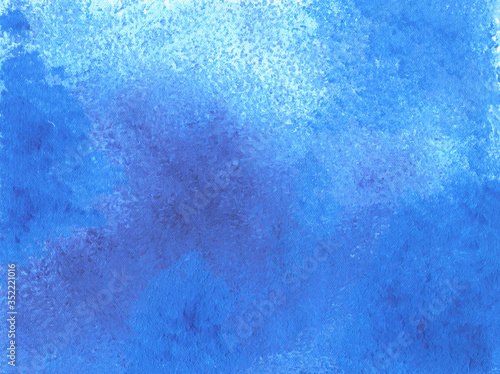 Blue background acrylic on canvas hand drawn texture. Abstract dark blue marbled random background with copy space for marketing concepts