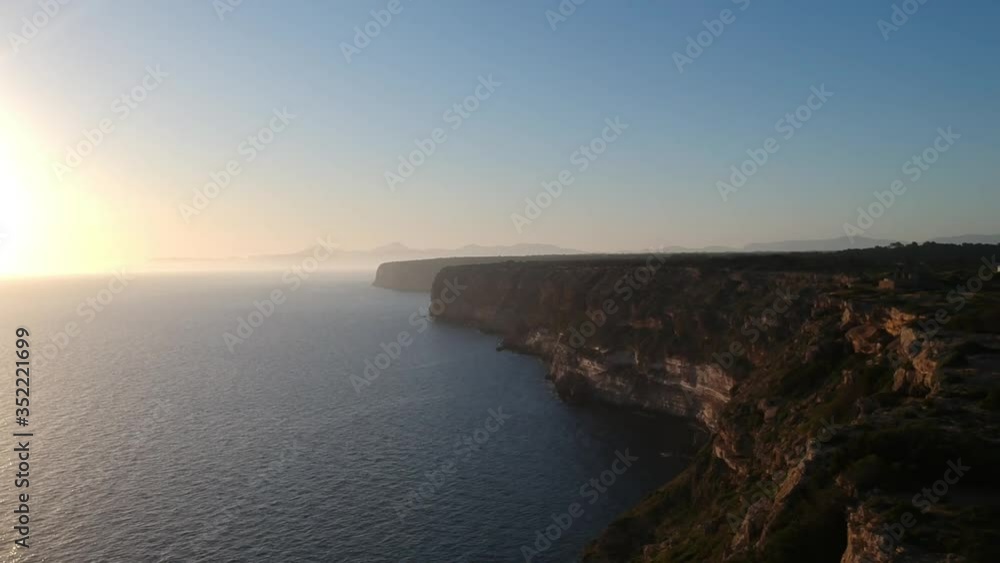 Ravine, cliff or coast where it meets the sea and the waves hit the rocks. Ravine, cliff or coast where it meets the sea and the waves hit the rocks.