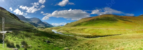 panoramic view of the Lake District