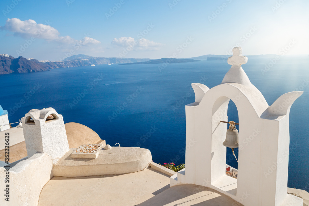 Fototapeta premium Bell towers on the roof
