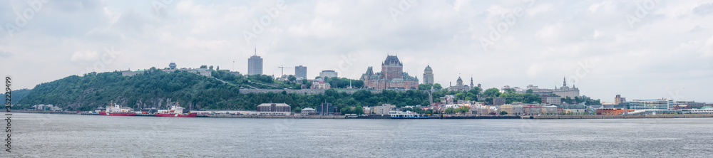 Wide Panorama of Quebec City