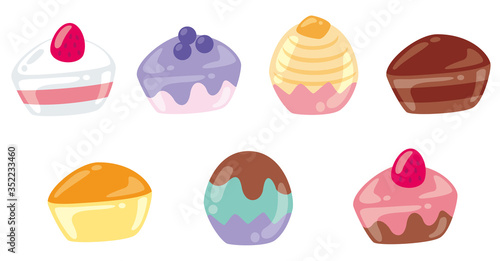 ぷくつやケーキアイコン