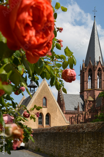 oppenheim am rhein, katharinenkirche und michaelskapelle photo