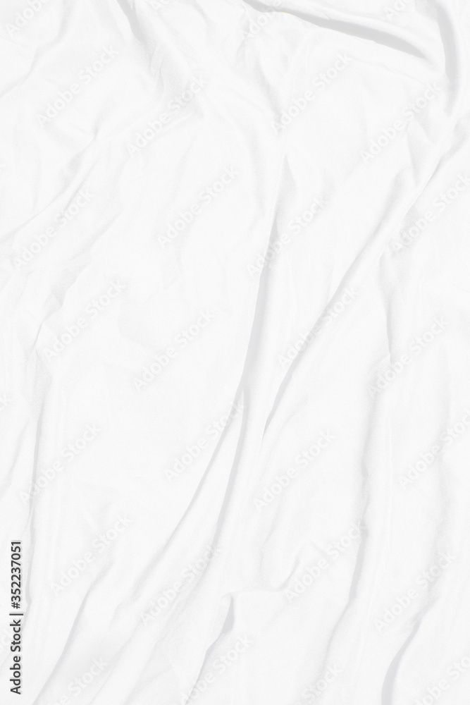 Fototapeta premium Abstract Background on isolated. Abstract white waves. Wave from Curtain. White wave background.