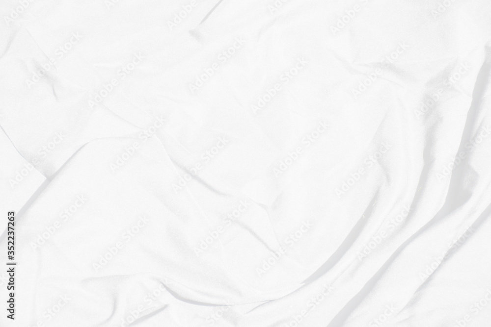 Obraz premium Abstract Background on isolated. Abstract white waves. Wave from Curtain. White wave background.