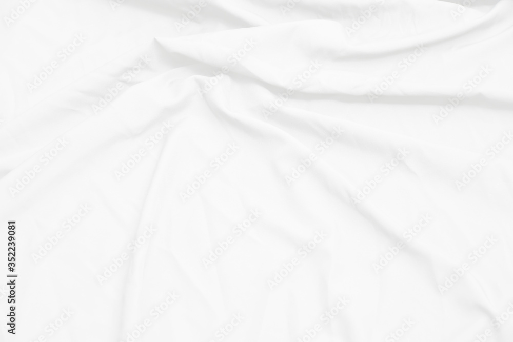 Abstract Background on isolated. Abstract white waves. Wave from Curtain. White wave background.