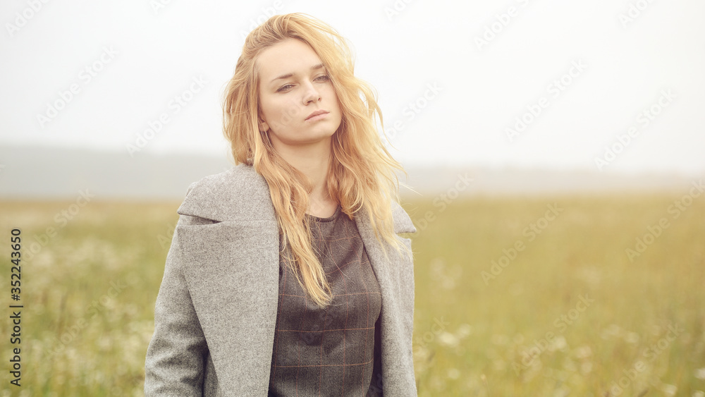 pretty young caucasian girl fashion dress outdoor pretty young caucasian girl fashion dress outdoor