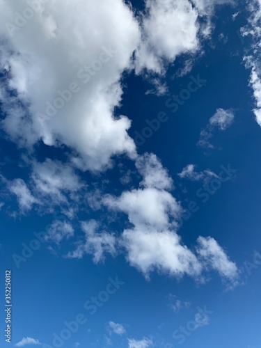 blue sky with clouds