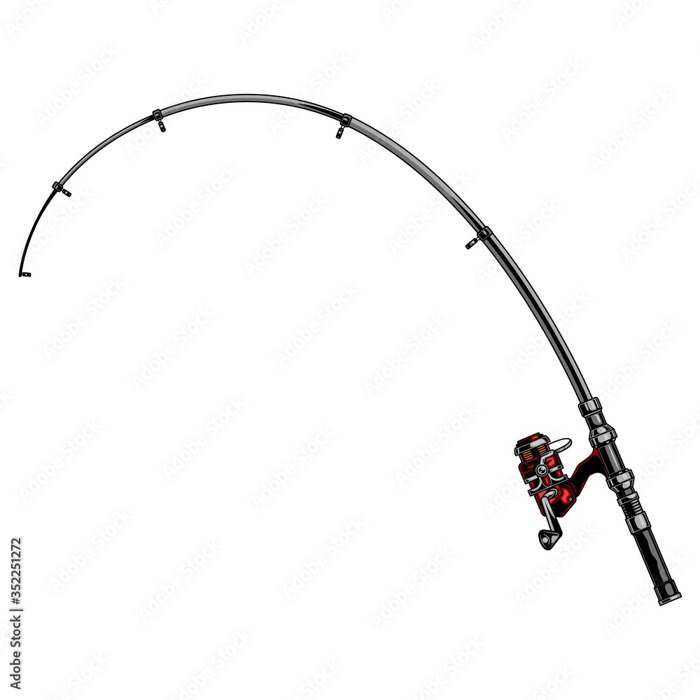 bent fishing poles isolated Fiblink Butt Rod 2-Piece Saltwater Offshore Trolling Rod Big Game Roller Rod Conventional Boat Fishing Pole (Length: 5') : Sports & Outdoors A Fishing Rod PNG Transparent