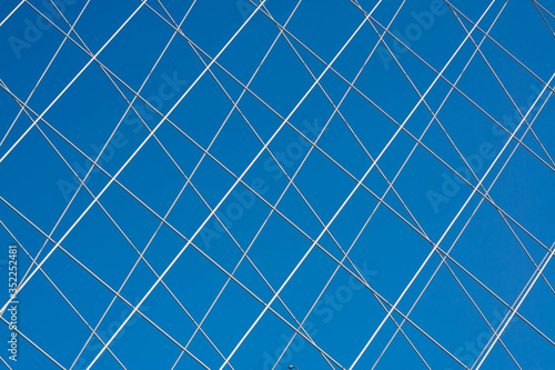 a part of mesh arch of Bugrinsky bridge