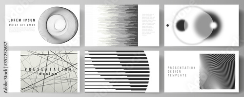 Vector illustration of the editable layout of the presentation slides design business templates. Geometric abstract background, futuristic science and technology concept for minimalistic design.