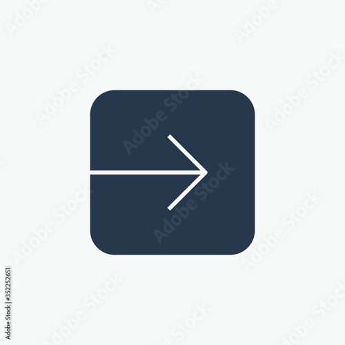 Login line vector minimalistic icon. Entry symbol. Join enter icon for web design. Modern flat input icon for app design. Inside door sign minimal flat linear icons