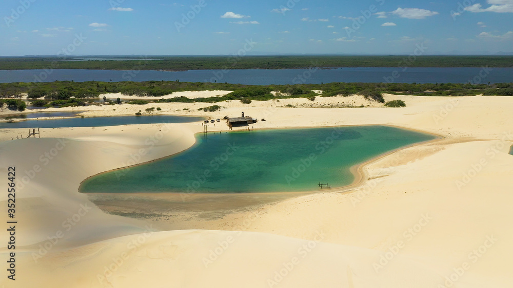 Jericoacoara .Route of emotions in the northeast of Brazil