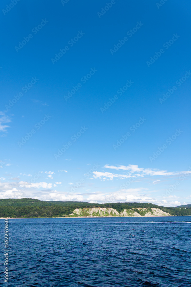Naklejka premium Fjord Saguenay, Canada, Québec