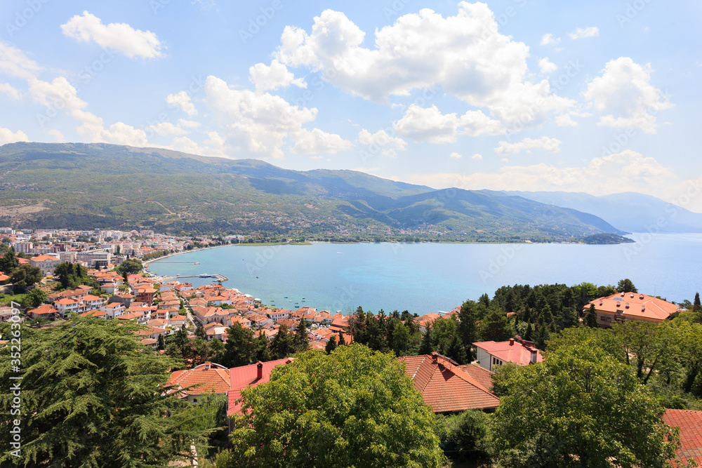 View of oOhrid from the Castle, Republic of Macedonia