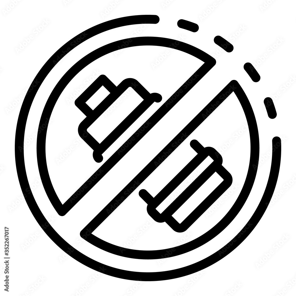 Crossed out battery icon. Outline crossed out battery vector icon for web design isolated on white background Crossed out battery icon. Outline crossed out battery vector icon for web design isolated on white background