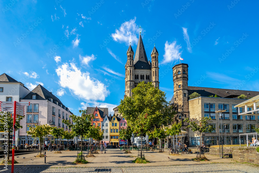 Fototapeta premium Gross Sankt Martin, Köln, Deutschland 