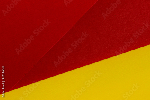 Abstract colorful background, horizontal view, red and yellow colors. Abstract geometric paper background.