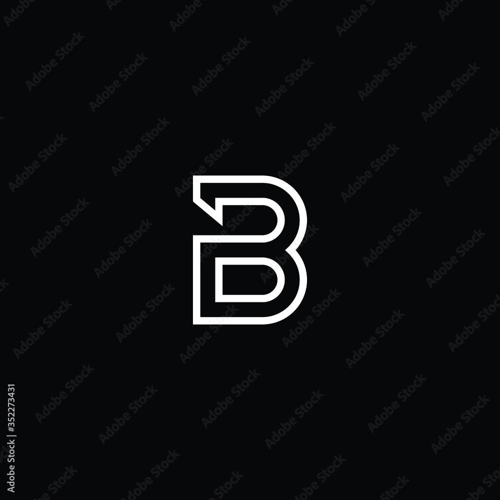 Professional Innovative Initial BD logo and DB logo. Letter B BB Minimal elegant Monogram. Premium Business Artistic Alphabet symbol and sign Professional Innovative Initial BD logo and DB logo. Letter B BB Minimal elegant Monogram. Premium Business Artistic Alphabet symbol and sign