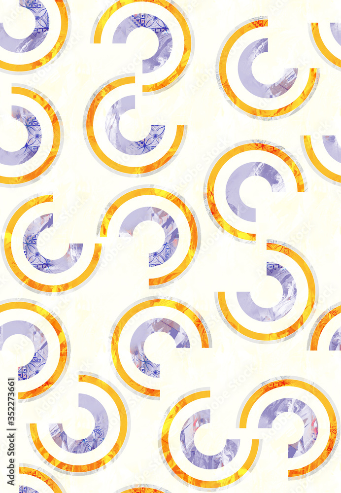 Abstract mix geometrical pattern with color backgound Abstract mix geometrical pattern with color backgound