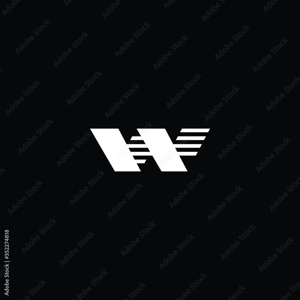 Professional Innovative Initial WN logo and NW logo. Letter W LOGO ...
