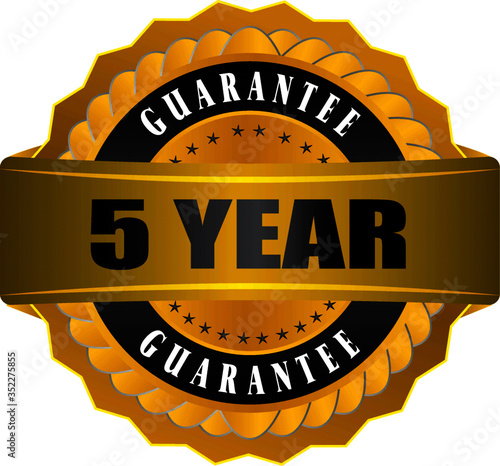 5 Year guarantee label vector logo images,
Guarantee vector stock photos,
Guarantee vector illustration of logo