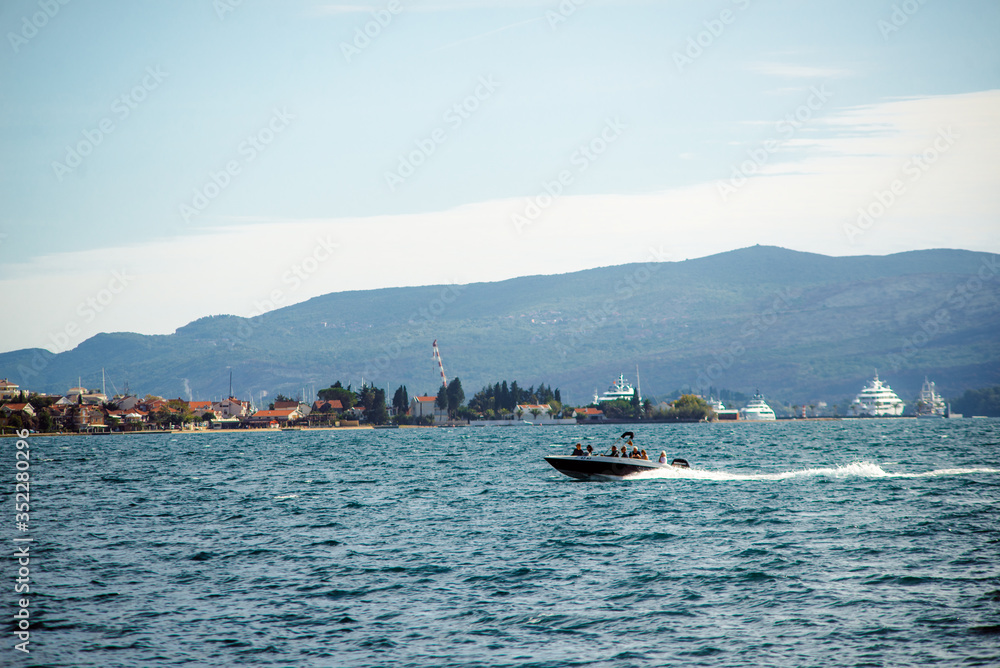 Sea water  Dobrota Montenegro trip  travel summer spring nature journey sun