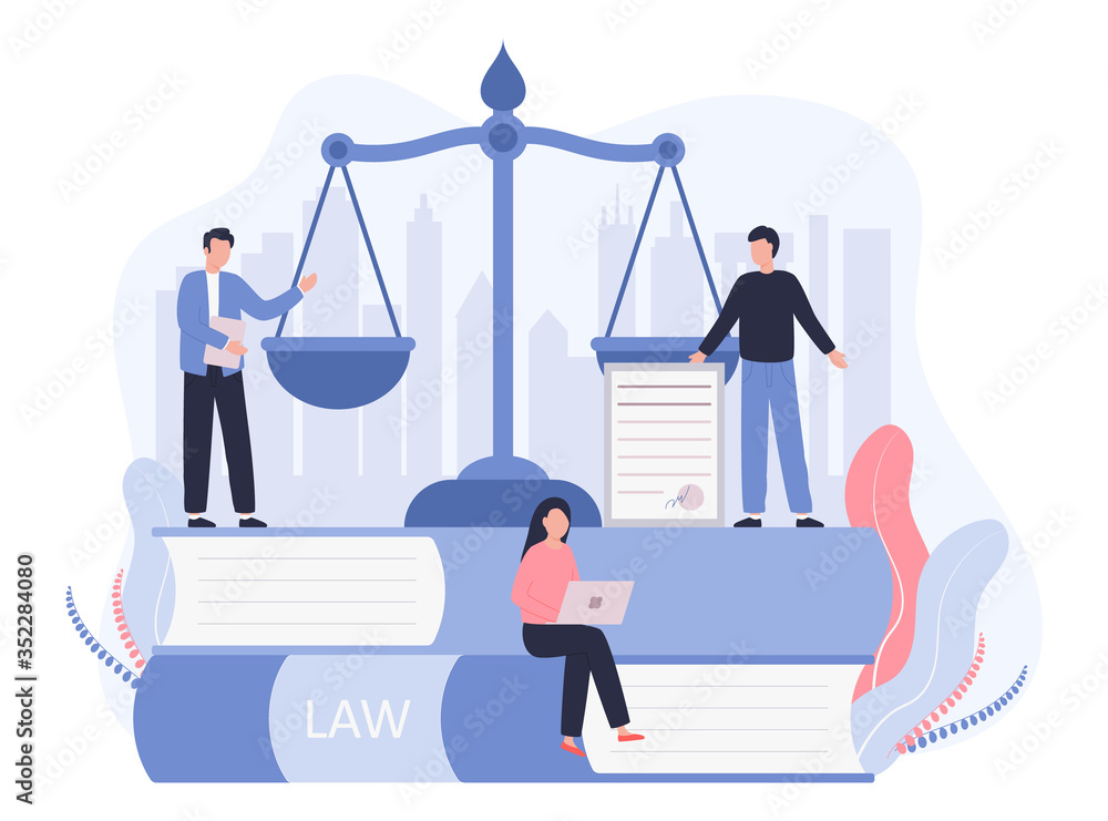 Concept Law, Justice. Legal service, services of a lawyer, notary. Men