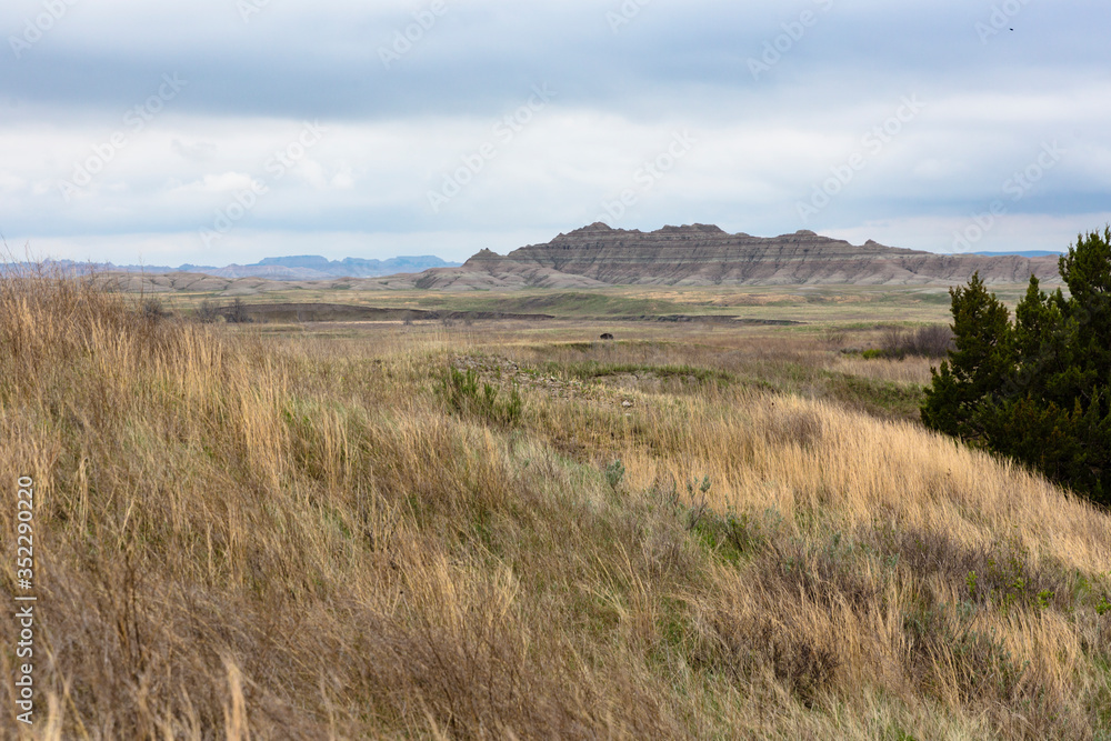 Landscape view of Badlands National Park near Sage Creek (South Dakota). Landscape view of Badlands National Park near Sage Creek (South Dakota).